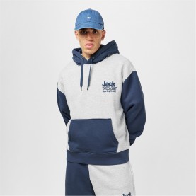 суичър,мъжки,горнища,с,качулка,jack,wills,outline,wills,hoodie,ice,marl