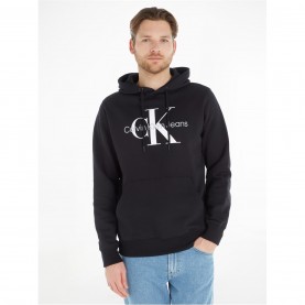 суичър,мъжки,ежедневни,облекла,мъжки,горнища,с,качулка,calvin,klein,jeans,core,monologo,hoodie,ck,black