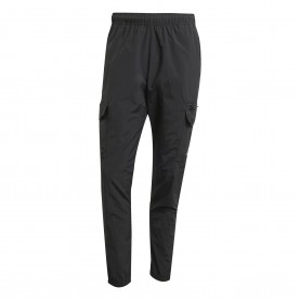 Панталони adidas Originals Mens Woven Cargo Trousers - Black панталони,мъжки,панталони,тип,чино,adidas,originals,men,s,woven,cargo,trousers,black