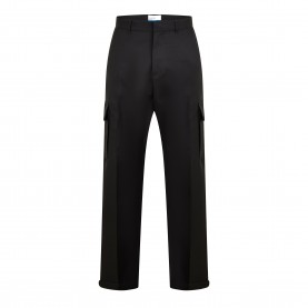 Панталони Off White Mens Relaxed Fit Cargo Trousers - Black панталони,off,white,men,s,relaxed,fit,cargo,trousers,black