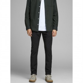 Панталони тип чино Jack and Jones Connor Chino Trouser - Black панталони,тип,чино,мъжки,панталони,тип,чино,jack,and,jones,connor,chino,trouser,black