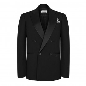яке,off,white,men's,suit,jacket,black