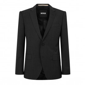 Boss Mens HBB Huge MM Suit Jacket, Distinguished Tailoring - Grey 028 boss,men,s,hbb,huge,mm,suit,jacket,distinguished,tailoring,grey,028