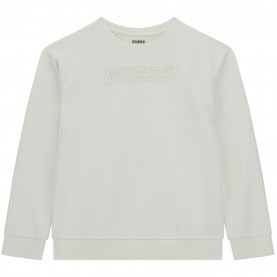 юношеска,блуза,промоция,на,зимни,облекла,детски,облекла,guess,sweatshirt,juniors,salt,white,g018