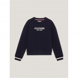 юношеска,блуза,промоция,на,зимни,облекла,детски,облекла,tommy,hilfiger,foil,crew,neck,sweater,junior,desert,sky