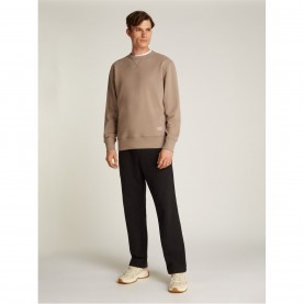 мъжки,ежедневни,облекла,мъжки,горнища,с,качулка,calvin,klein,jeans,woven,label,crew,neck,taupe,grey