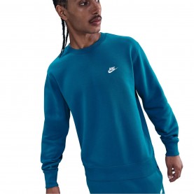 Nike Sportswear Club Crew - Green Abyss/Wht разпродажба,nike,мъжки,блузи,nike,sportswear,club,crew,green,abyss,wht