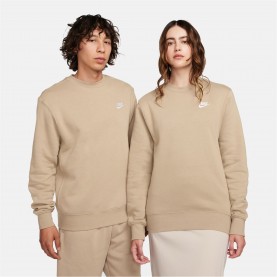 промоция,на,зимни,облекла,разпродажба,nike,мъжки,блузи,nike,sportswear,club,crew,khaki,white