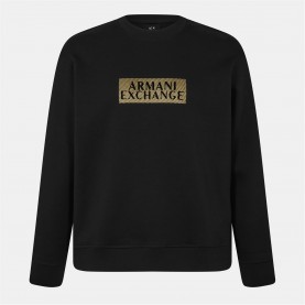 блуза,мъжки,ежедневни,облекла,мъжки,горнища,с,качулка,armani,exchange,armani,exchange,sweatshirt,blk,gold,mc237