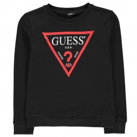 блуза,детски,облекла,guess,sweater,black,jblk