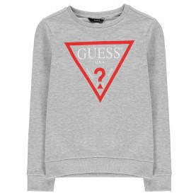 блуза,детски,облекла,guess,sweater,grey,marl,m90