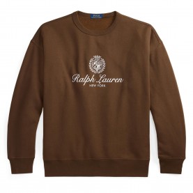 Блуза Polo Ralph Lauren Mens Crew Sweatshirt - Branch Brown блуза,мъжки,горнища,с,качулка,polo,ralph,lauren,men,s,crew,sweatshirt,branch,brown