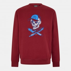 Блуза Barbour Mens B.Intl Morgan Crew Sweatshirt - Wine блуза,мъжки,горнища,с,качулка,мъжки,ежедневни,облекла,barbour,men,s,b,intl,morgan,crew,sweatshirt,wine