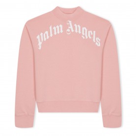 юношеска,блуза,детски,облекла,palm,angels,overlogo,crewneck,sweater,juniors,pink,white