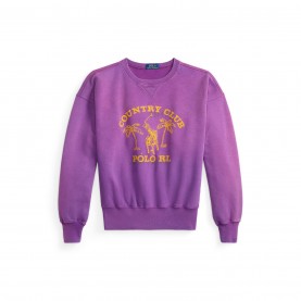 Polo Ralph Lauren Polo VintageFlc Crew Sn05 - Paloma Purple мъжки,ежедневни,облекла,мъжки,горнища,с,качулка,polo,ralph,lauren,polo,vintageflc,crew,sn05,paloma,purple