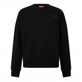 Блуза Diesel Mens S-Rob-R2 Crew-Neck Sweatshirt - Black Black B блуза,мъжки,горнища,с,качулка,мъжки,ежедневни,облекла,diesel,men,s,s,rob,r2,crew,neck,sweatshirt,black,black,b