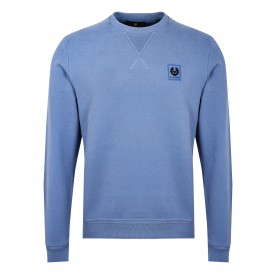 Блуза Belstaff Logo Sweatshirt - Blue Flint блуза,мъжки,горнища,с,качулка,belstaff,logo,sweatshirt,blue,flint