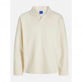 блуза,облекла,на,разпродажба,мъжки,блузи,jack,and,jones,men's,split,neck,sweat,crew,sweatshirt,antique,white