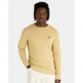 lyle,and,scott,crew,sweatshirt,khaki,w996