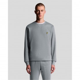 Блуза Lyle and Scott Mens Crew Sweatshirt - Grey Marl блуза,мъжки,блузи,lyle,and,scott,mens,crew,sweatshirt,grey,marl