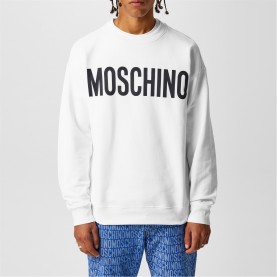 блуза,облекла,на,разпродажба,мъжки,ежедневни,облекла,мъжки,горнища,с,качулка,moschino,logo,sweatshirt,white