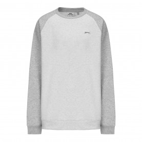 блуза,мъжки,блузи,slazenger,contrast,crew,sweatshirt,men,ice,grey