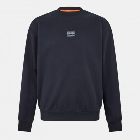 Мъжка блуза Napapijri Box Logo Sweatshirt Mens - Black Beauty мъжка,блуза,мъжки,горнища,с,качулка,napapijri,box,logo,sweatshirt,mens,black,beauty