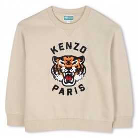 Детска блуза Kenzo Unisex Kids Tiger Embroidered Crew Sweatshirt - Beige 249 детска,блуза,kenzo,unisex,kids,tiger,embroidered,crew,sweatshirt,beige,249