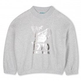 Детска блуза Kenzo Unisex Kids Cosmic Sweatshirt - Grey A55 детска,блуза,kenzo,unisex,kids,cosmic,sweatshirt,grey,a55