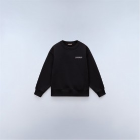 юношеска,блуза,детски,3/4,панталони,napapijri,napa,back,print,crew,sweatshirt,juniors,black,beaut,941