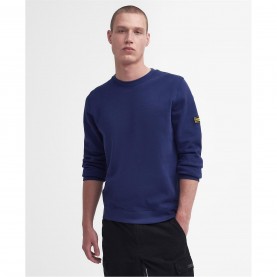 barbour,international,racer,badge,sweatshirt,navy,bu53