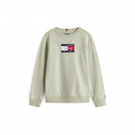 детски,облекла,tommy,hilfiger,tommy,scrpt,flg,crew,jn53,misty,sage,m1c