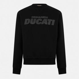 блуза,облекла,на,разпродажба,мъжки,ежедневни,облекла,мъжки,горнища,с,качулка,dsquared2,men's,crew,sweater,black