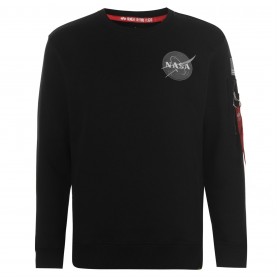 блуза,мъжки,ежедневни,облекла,мъжки,горнища,с,качулка,alpha,industries,space,shuttle,sweatshirt,black
