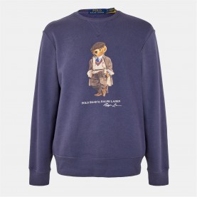блуза,облекла,на,разпродажба,мъжки,ежедневни,облекла,мъжки,горнища,с,качулка,polo,ralph,lauren,men's,bear,crew,sweatshirt,faded,blue,bear