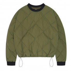 Блуза Cole Buxton Quilted Crewneck Sweatshirt - Winter Moss блуза,мъжки,горнища,с,качулка,мъжки,ежедневни,облекла,cole,buxton,quilted,crewneck,sweatshirt,winter,moss