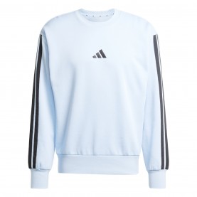 мъжка,блуза,мъжки,блузи,adidas,essentials,mens,crew,3,stripes,pullover,sweatshirt,glow,blue