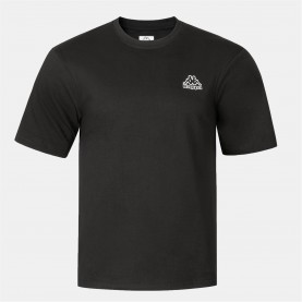 мъжка,тениска,облекла,на,разпродажба,разпродажба,kappa,мъжки,блузи,kappa,cotton,crew,neck,t,shirt,mens,black
