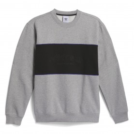 Блуза Adidas Men's Arched Crew Sweatshirt - Grey Heather блуза,облекла,на,разпродажба,разпродажба,adidas,мъжки,блузи,adidas,men's,arched,crew,sweatshirt,grey,heather
