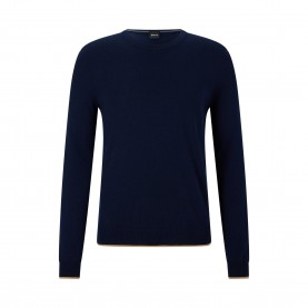 Блуза Boss Mens T-Borello Crew Sweatshirt - Dark Blue блуза,мъжки,горнища,с,качулка,boss,men,s,t,borello,crew,sweatshirt,dark,blue