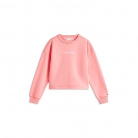 Блуза Tommy Hilfiger Kids' Crew Sweatshirt - Tropical Blush блуза,детски,3/4,панталони,детски,облекла,tommy,hilfiger,kids',crew,sweatshirt,tropical,blush