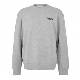 Calvin Klein Jeans CKJ Back Print Crw Sn10 - Heroic Grey Htr calvin,klein,jeans,ckj,back,print,crw,sn10,heroic,grey,htr