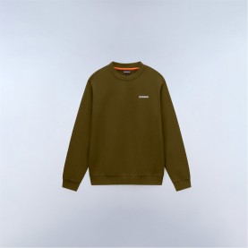 блуза,облекла,на,разпродажба,мъжки,ежедневни,облекла,мъжки,горнища,с,качулка,napapijri,mens,small,box,cotton,crew,sweatshirt,dark,olive