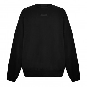 Блуза Fear Of God Essentials Mens Crew Sweatshirt - Jet Black блуза,мъжки,горнища,с,качулка,fear,of,god,essentials,men,s,crew,sweatshirt,jet,black