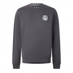 Блуза Aquascutum Mens Roundnk Sweat Crew Sweatshirt - Antracite блуза,мъжки,горнища,с,качулка,мъжки,ежедневни,облекла,aquascutum,men,s,roundnk,sweat,crew,sweatshirt,antracite