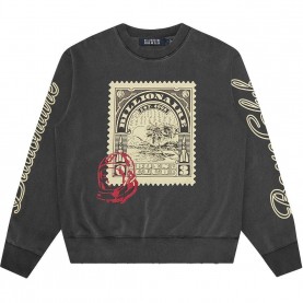 Billionaire Boys Club BBC Stamp OS Crw Sn63 - Washed Black мъжки,горнища,с,качулка,billionaire,boys,club,bbc,stamp,os,crw,sn63,washed,black