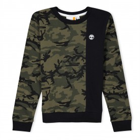 блуза,детски,облекла,timberland,half,half,camo,sweatshirt,camo,khaki,655