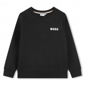 boss,logo,sweatshirt,boys,black,09b