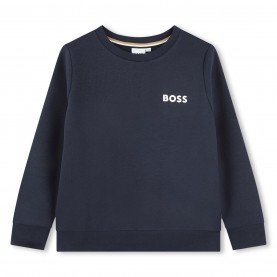 промоция,на,зимни,облекла,boss,logo,sweatshirt,boys,navy,849