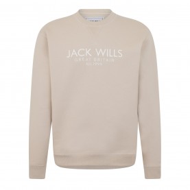 блуза,мъжки,горнища,с,качулка,мъжки,блузи,jack,wills,belvue,graphic,logo,crew,neck,sweatshirt,stone